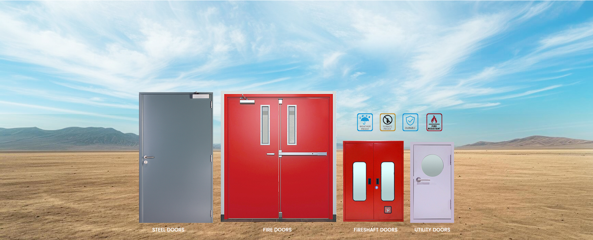 24 Hours Door Delivery | Leading manufacturer of Steel Doors, Fire Doors, Industrial Doors in Chennai